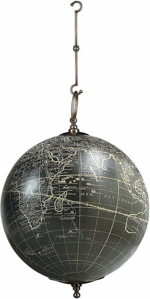 Déco murale originale : Globe suspendu Vaugondy S pour petits espaces