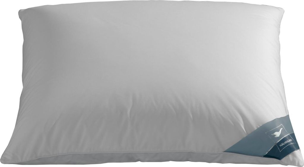 Häussling Königstraum Dreikammerkissen Feder/Daunenkissen extra soft Größe 80x80 cm