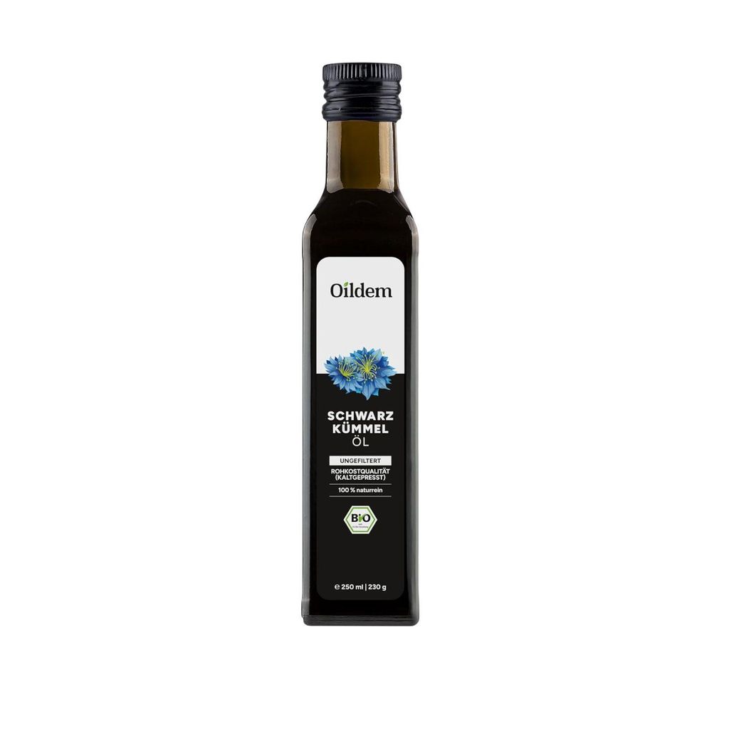 Oildem -Schwarzkümmelöl 250ml (UNGEFILTERT) Produktbild 
