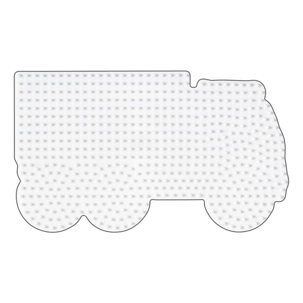 Hama® Bügelperlen Midi - Stiftplatte Brummi weiß Produktbild 