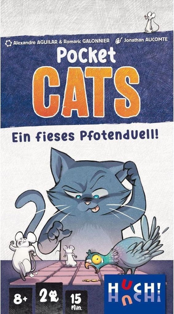 HUCH! Pocket Cats von, Kartenspiel, Familie, 8 Jahr(e), 15 min