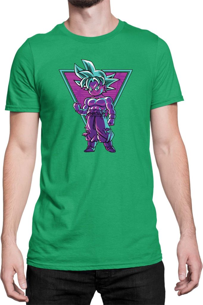 Herren T-Shirt Dragon Anime Manga Ball Z Retro Goku, Man 2XL / Grün