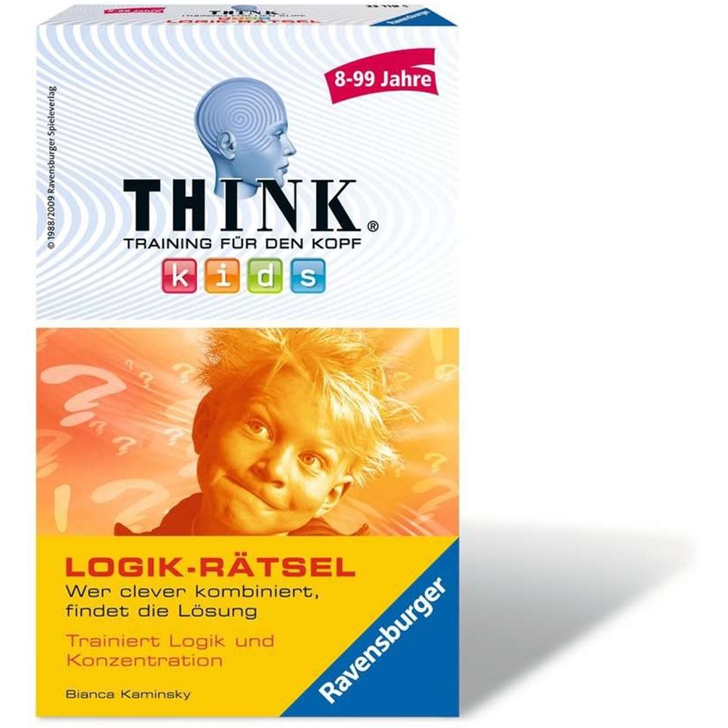 Ravensburger Mitbringspiele Think Kids Logik-Rätsel, Immagine del prodotto 