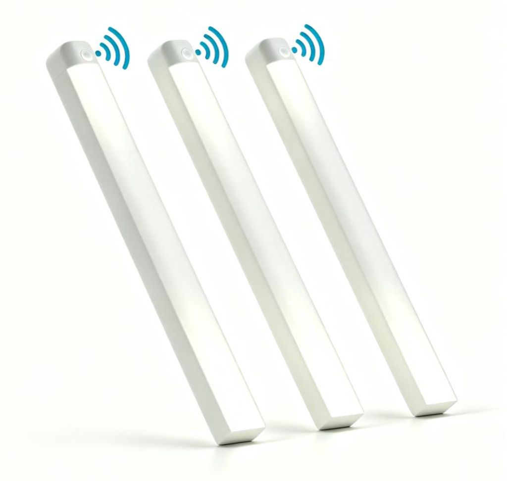 3 lampes de placard LED avec détecteur de mouvement, Image du produit 