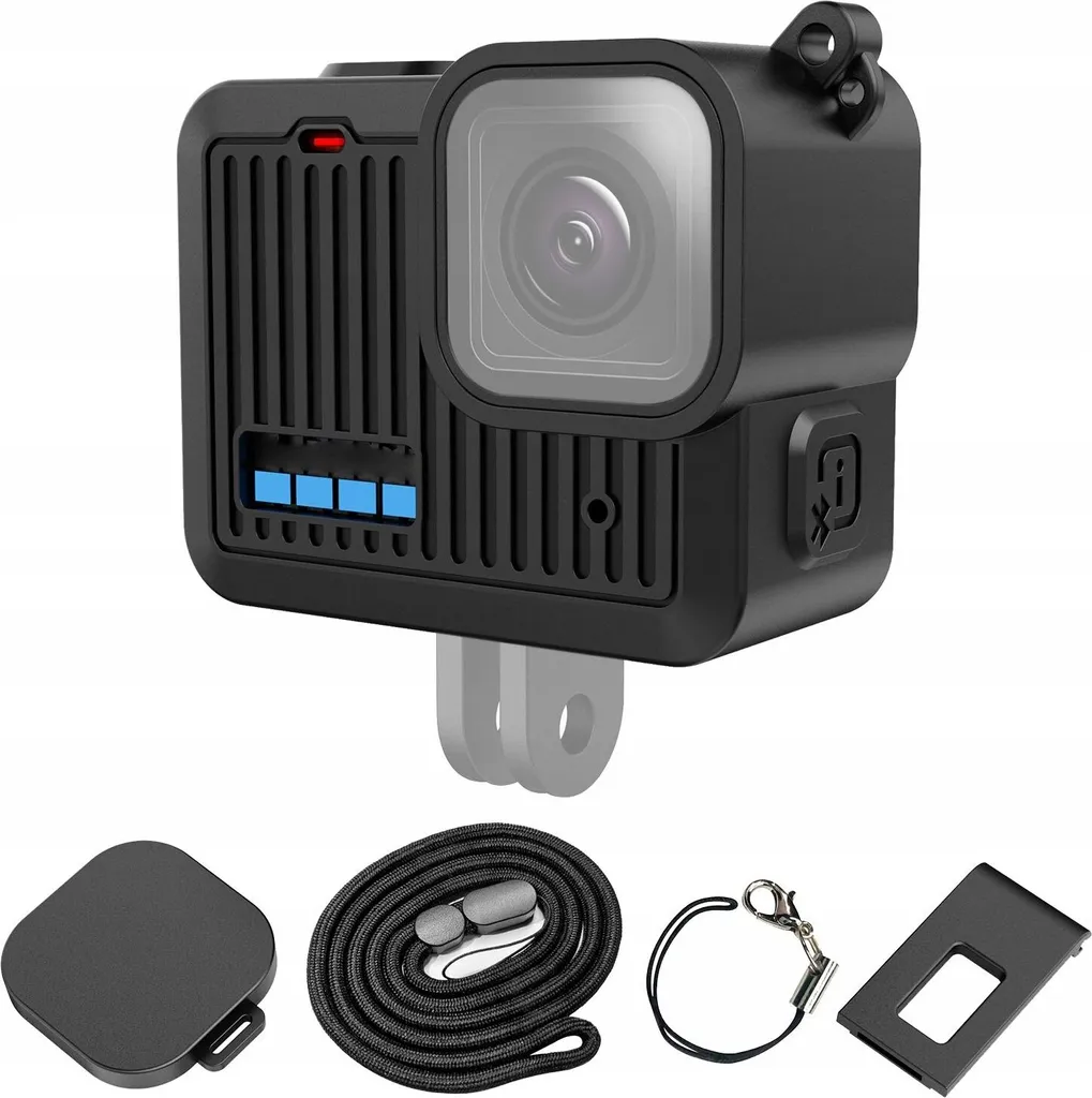 Évitez les Rayures sur votre GoPro HERO 4K 2024 avec l'Étui PU717B Noir