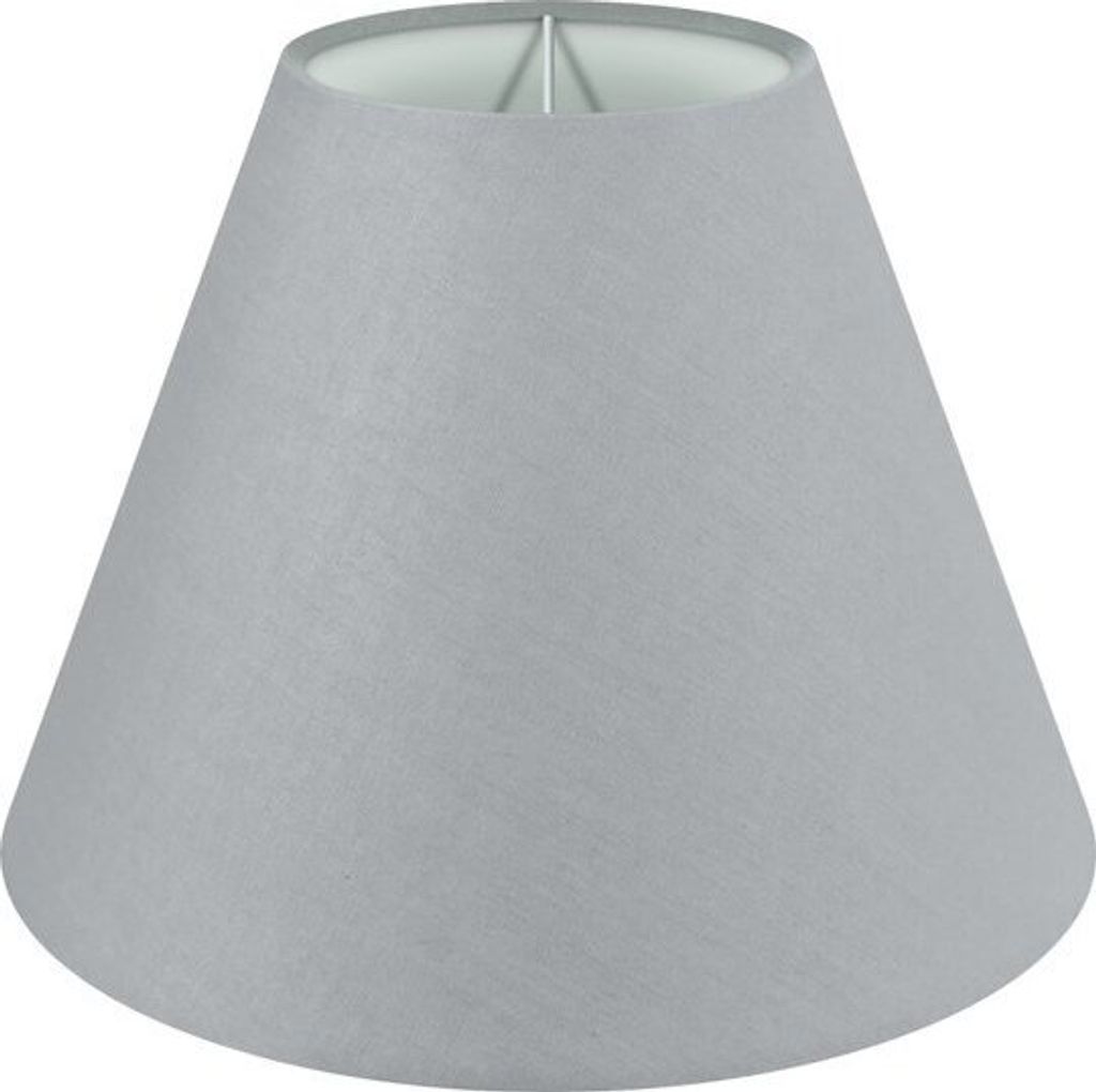 Wogati Premium Lampenschirm E14/E27 Baumwolle |Grau / Größe: M