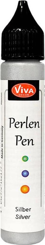 Viva Decor 116290201 ViVA DECOR Perlen Pen, 28 ml, srebrny Zdjęcie produktu 