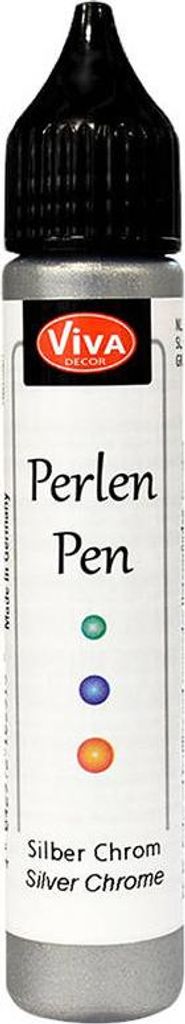 Perlen Pen - Viva Decor - Chrome Silver 905 srebrne perełki Zdjęcie produktu 