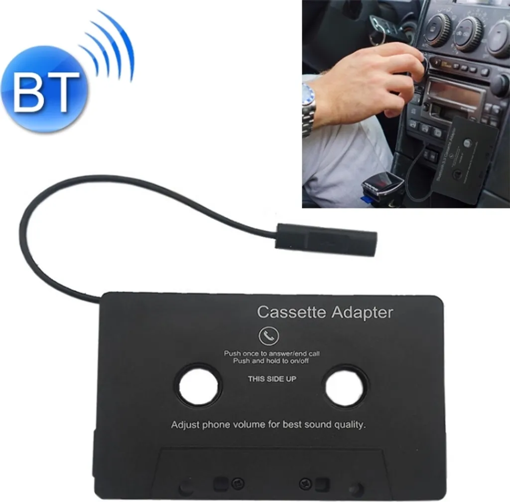 Adattatore Cassetta Auto Bluetooth 5.0 Stereo - Kit Vivavoce MP3