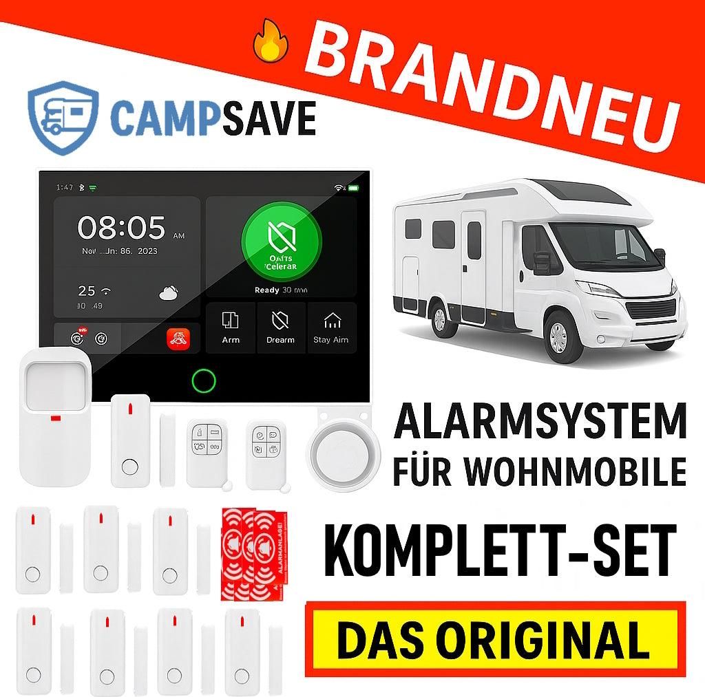 CAMPSAVE™ Alarmanlagen Set für Wohnmobil & Wohnwagen GSM Produktbild 