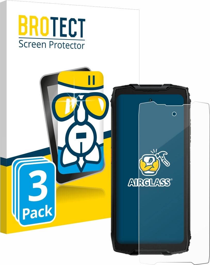 3x BROTECT Schutzglas für Blackview BV9300 Pro Schutzfolie Panzer Folie Glas Display Schutz klar