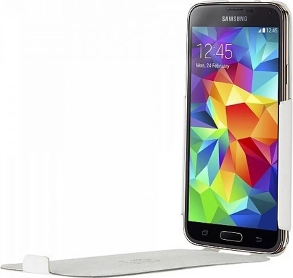 Custodia Bugatti Ultrathin Ginevra per Samsung Galaxy S5 G900 | Bianca