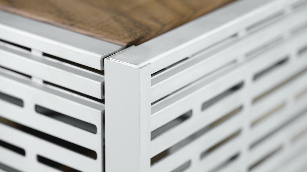 RELO VB Seitenblende für RELO V, ALU silber, H 150mm (4 St./Pack)