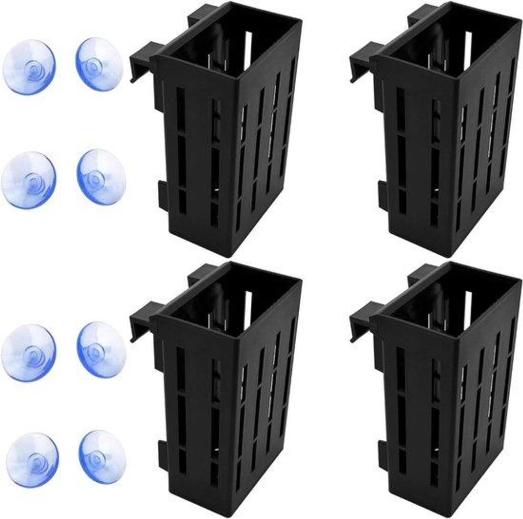Aquariumpflhalter mit Klammern für Aquascaping - Set aus 4 Teilen