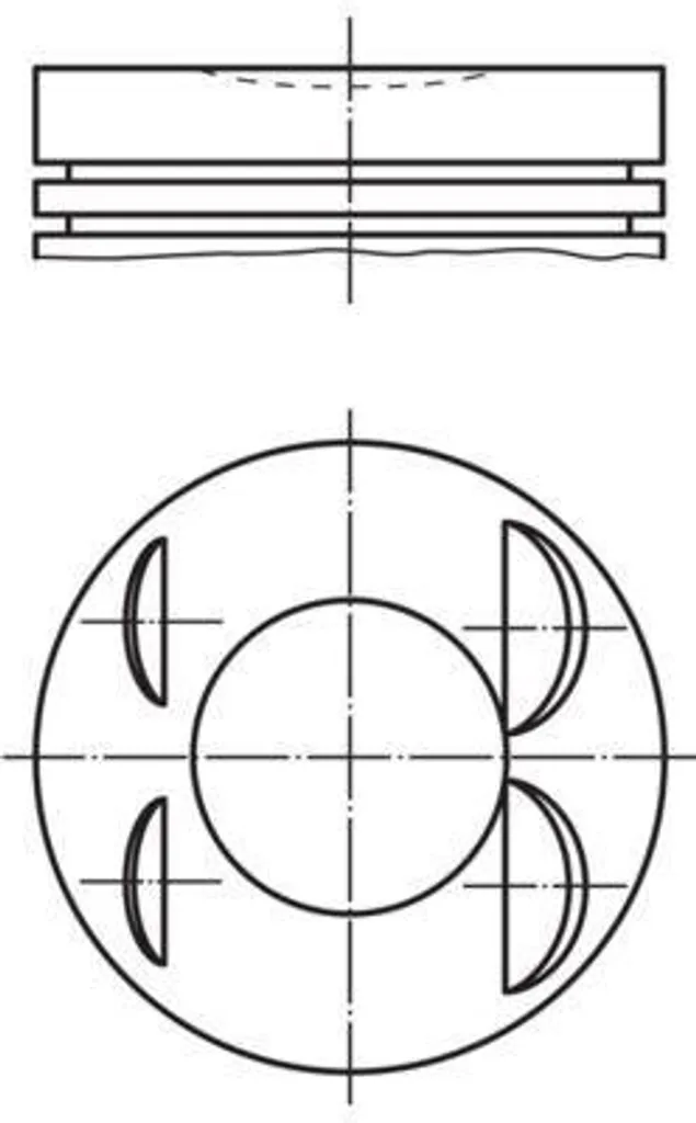 Piston MAHLE 021 PI 00127 001 pour Mercedes Citan et Renault Megane III
