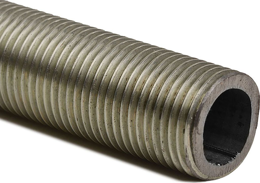 2 Stück - Gewinderohr R1/2" 2.000mm verzinkt : 1/2 Zoll x 2000 mm Größe: 1/2 Zoll x 2000 mm