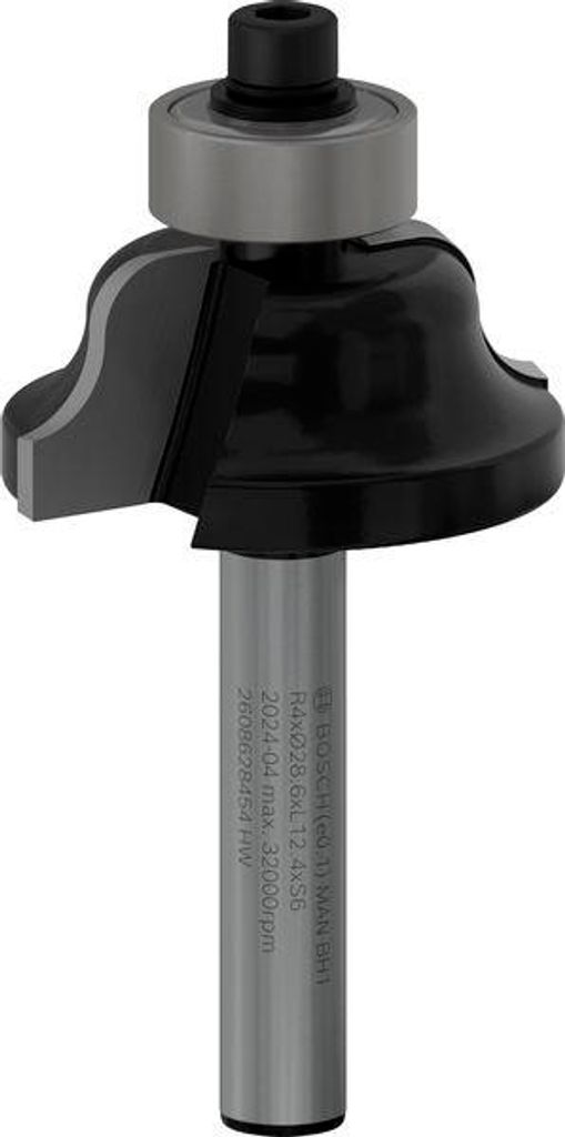 PRO Profilfräser klassisch, R 4, Schaft 6 mm