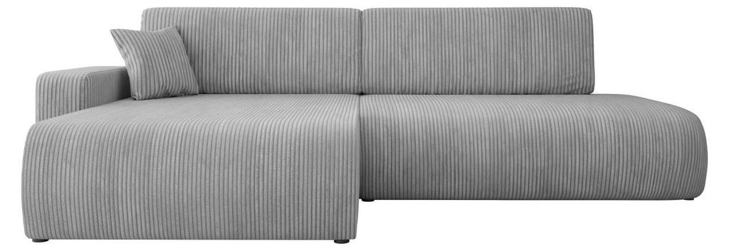 MIRJAN24 Ecksofa Piano O, mit Schlaffunktion und Bettkasten, L-Form Sofa (Farbe: Poso 110, Seite: Links)