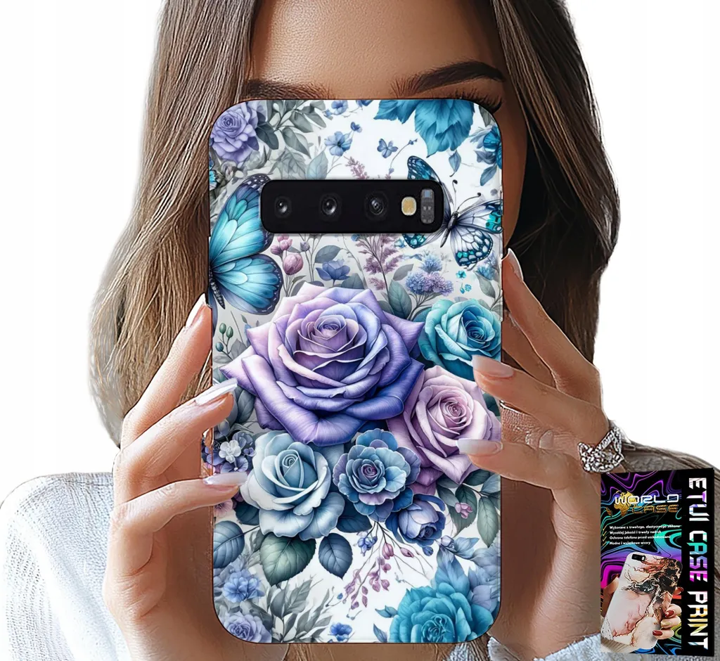 Custodia Rose Samsung S10 Plus + Pellicola | Look Floreale Wow!