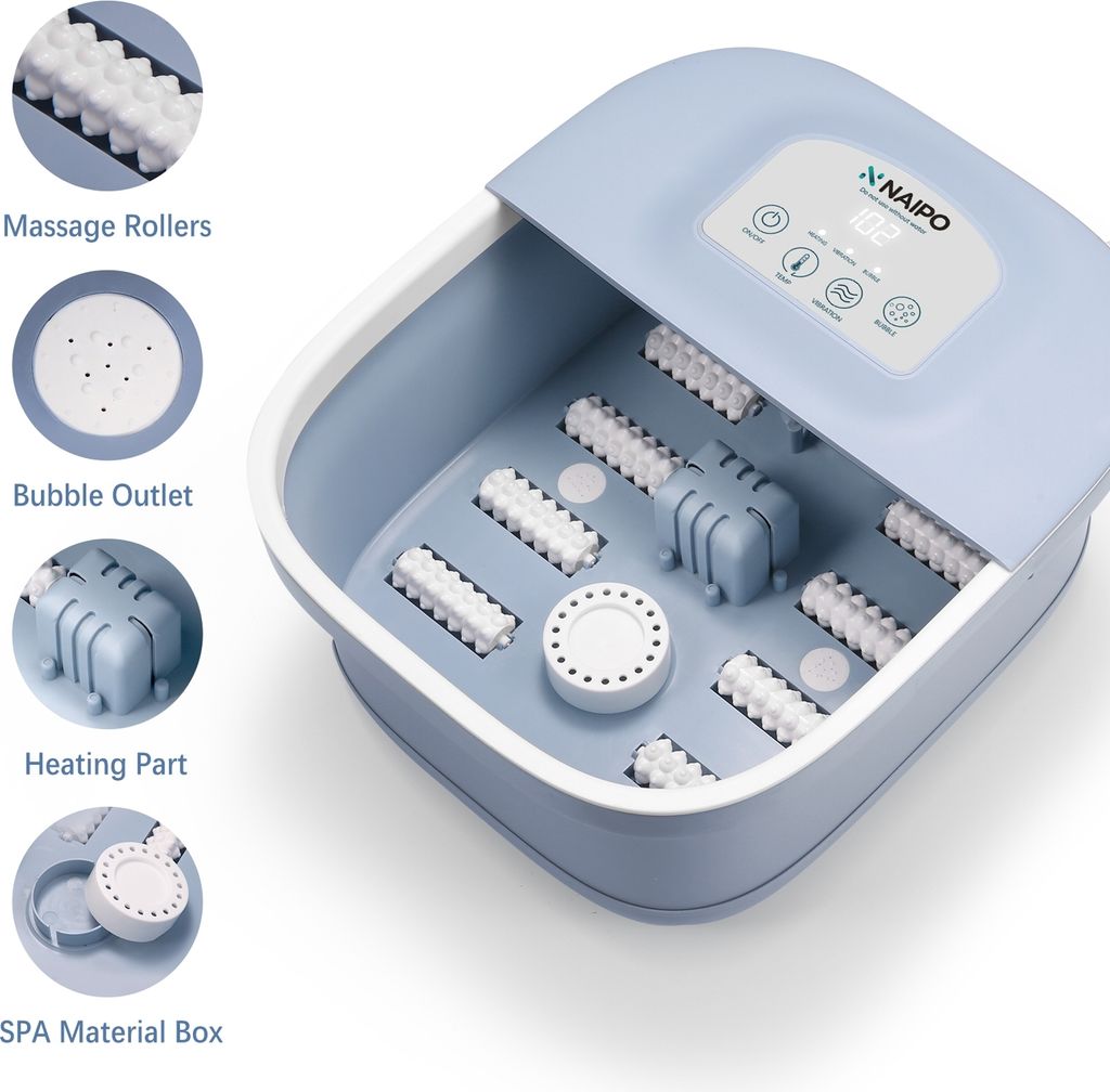 Naipo NPFT-SPA01 3 in1 Fumassagewanne Sprudelbad