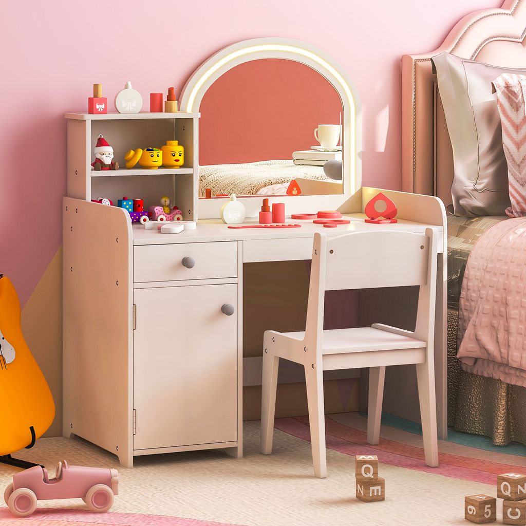 Chicos Schminktisch Für Kinder – Mit 12 Zubehörteilen, Rosa, Ab 36 Monaten