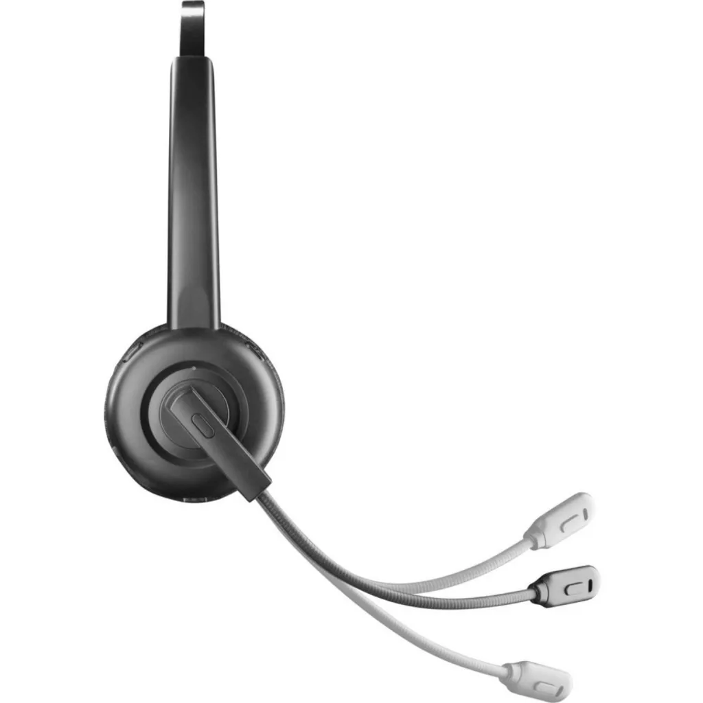 Casque Multimédia Cellularline React Noir pour Travail et Loisirs Audio