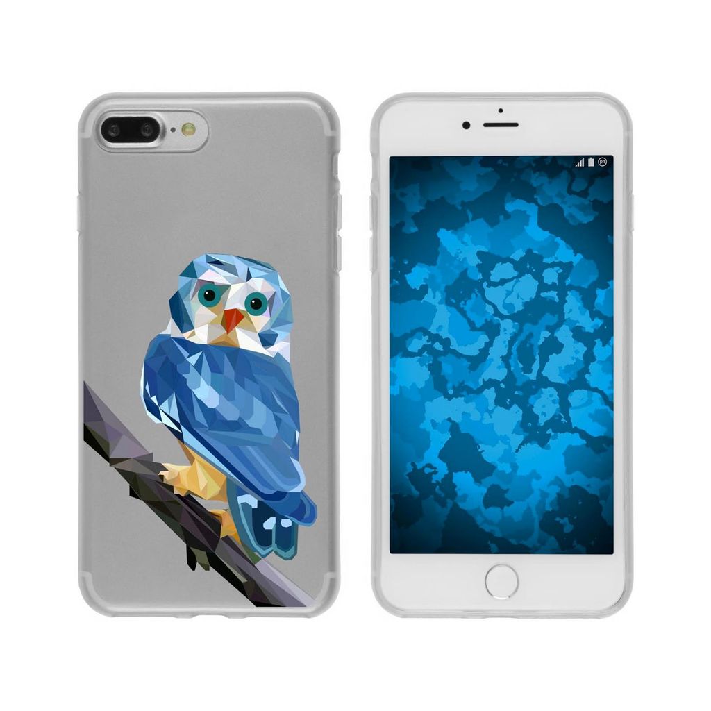 PhoneNatic Case kompatibel mit Apple iPhone 7 Plus / 8 Plus Silikon-Hülle Vektor Tiere M1