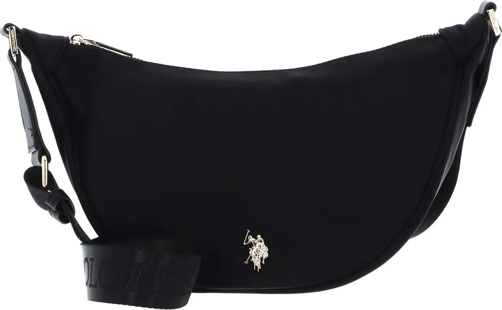 Borsa Donna U.S. Polo Assn. Houston Round Crossbody Nero Originale