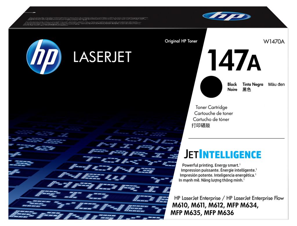 W1470A HP 147A zwarte inktcartridge, standaard Productafbeelding 