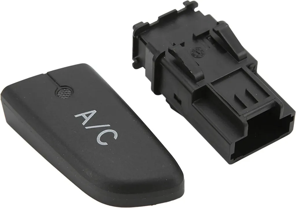 Pulsante Aria Condizionata 6554KX per Citroën C1 2005-2014 - Ricambio Nero