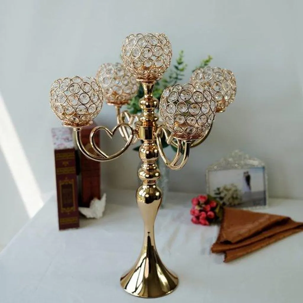 Coupe à bougie de luxe en verre soufflé pour décoration chic du salon