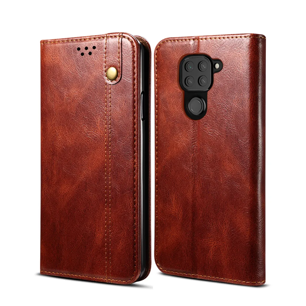 Offerta Custodia Redmi Note 9 Rossa Portafoglio Pelle Flip Case Stand