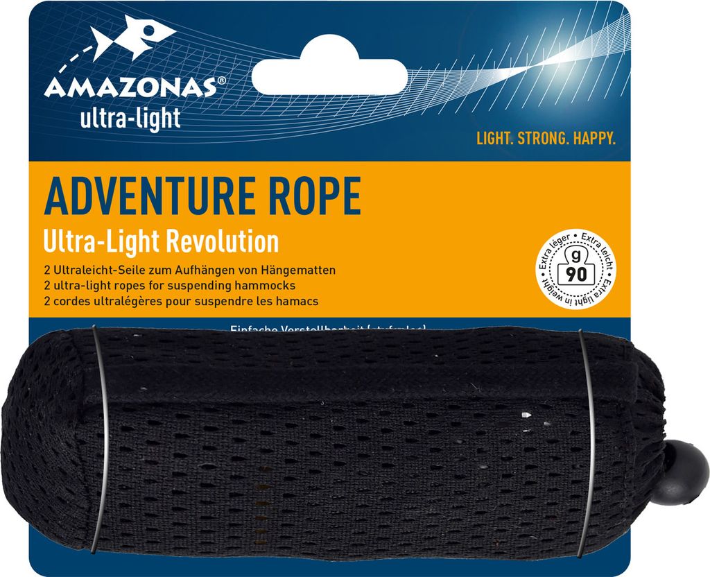 Amazonas Adventure Rope Befestigungsset schwarz Produktbild 