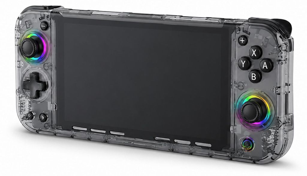 Für Nintendo Switch 6-Achsen Motion Controller mit RGB Schwarz