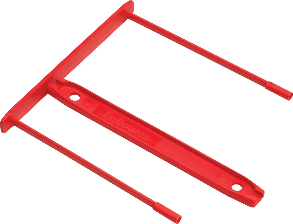 Clip per Archivio Fellowes 0089602 Rosse - Pack 100 - Soluzione Smart