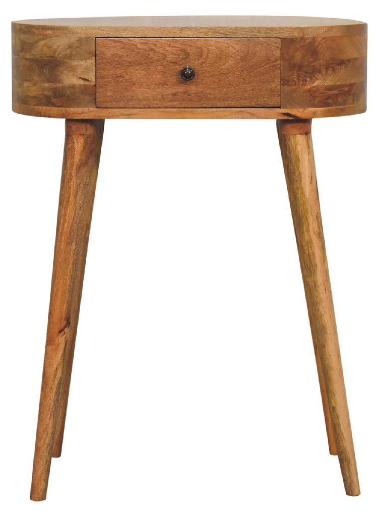 Artisan Furniture Massivholz Mini-Konsole „Albion“ in Eichenoptik
