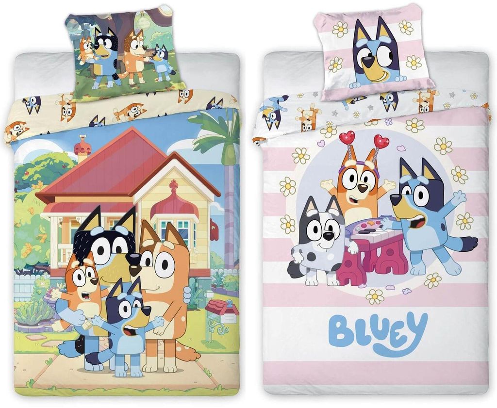 Bluey - 2 x Wende-Bettwäsche-Set im Doppelpack, 135x200 & Produktbild 