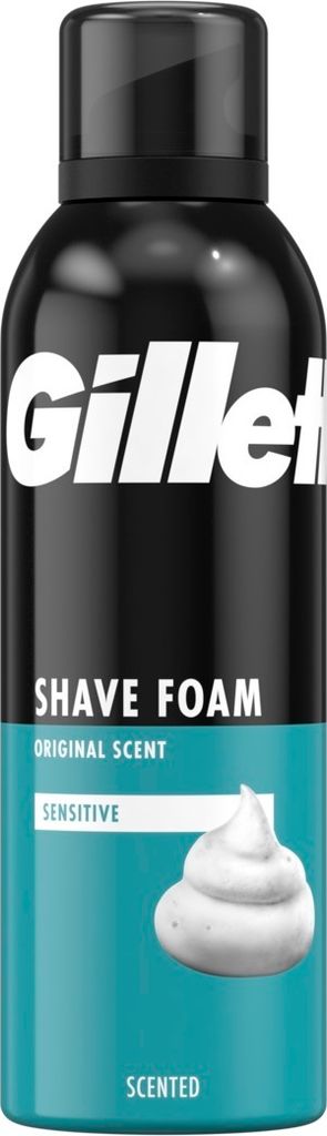 Gillette Rasierschaum Sensitive mit Komfort Gleit Formel 200ml
