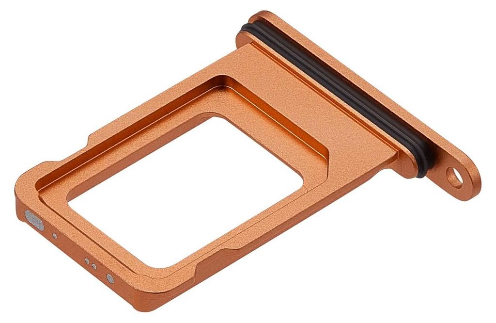 Clappio, Nano SIM Kartenhalter Ersatzteil für iPhone 17 Pro, Orange