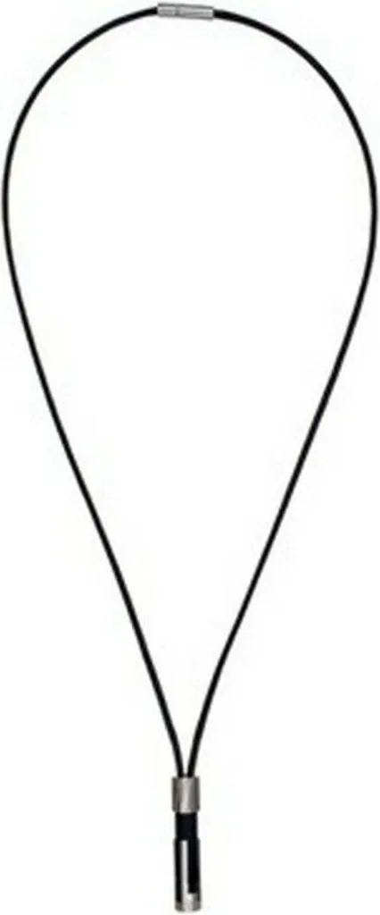 Collier Morellato FIRE Homme en Acier Gris et Noir au Design Sportif
