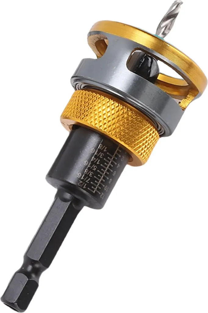 Foret chanfreineur avec butée de profondeur et queue hexagonale stable - 19