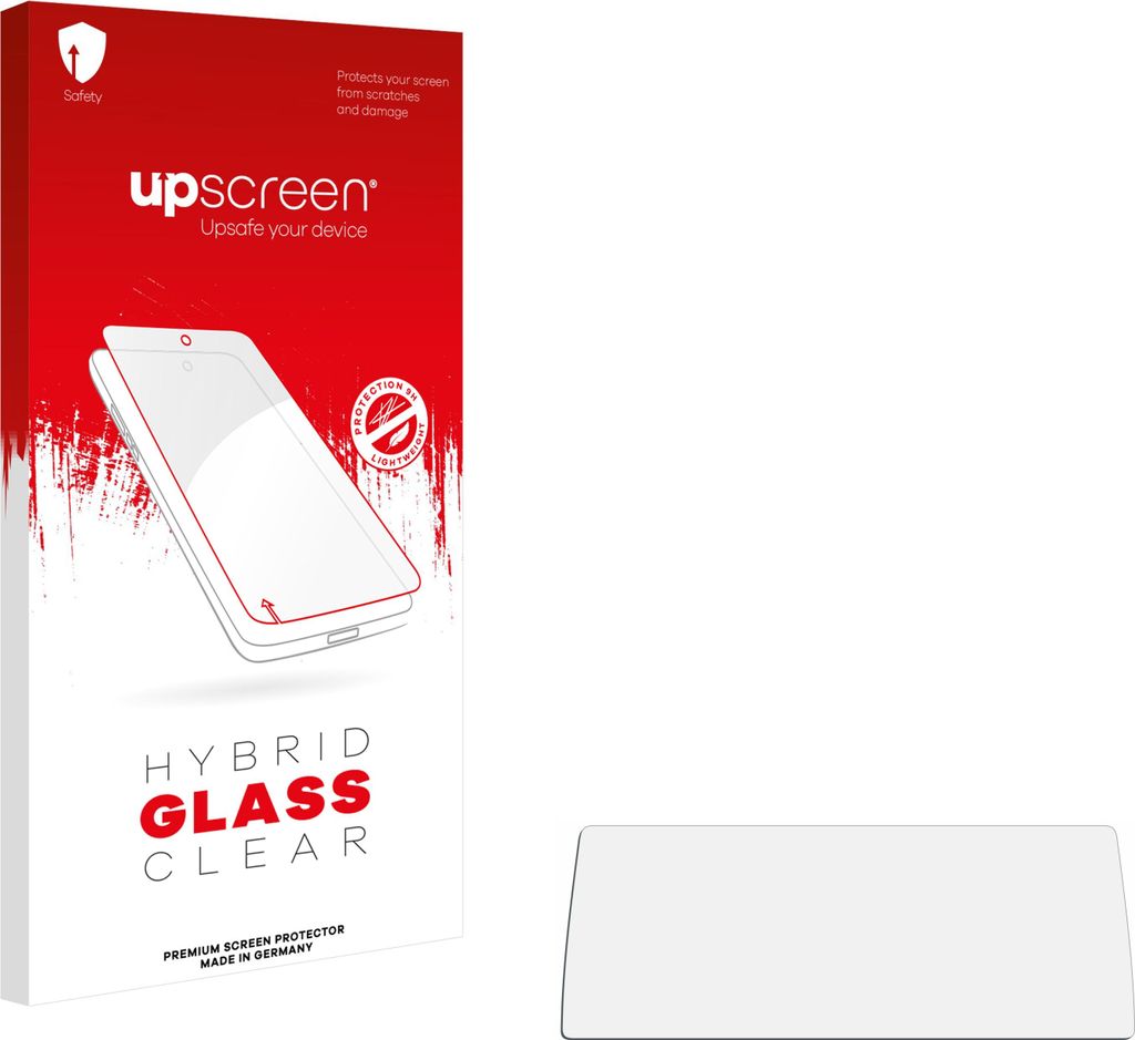 upscreen Schutzglas für Erisin ES 4748N 12.3" Schutzfolie Panzer Folie Glas Display Schutz klar