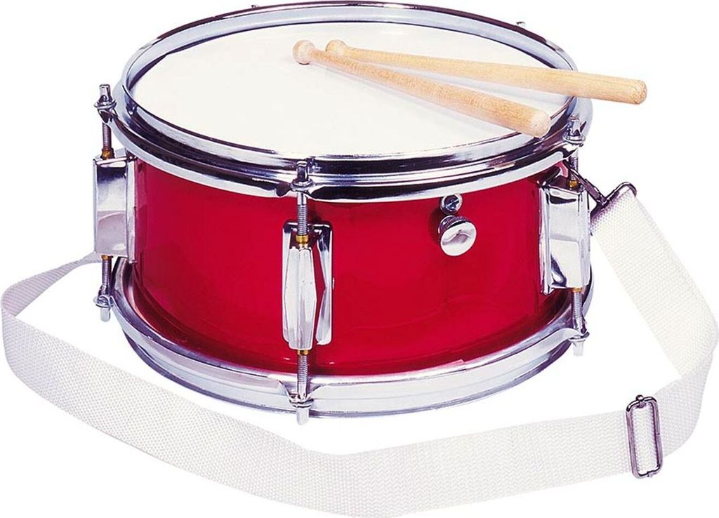 Goki Spielmannszugtrommel mit Snare rot Produktbild 
