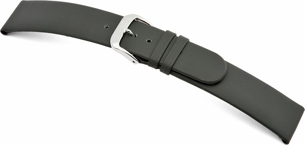 Happel Lederband Merano 18mm steingrau