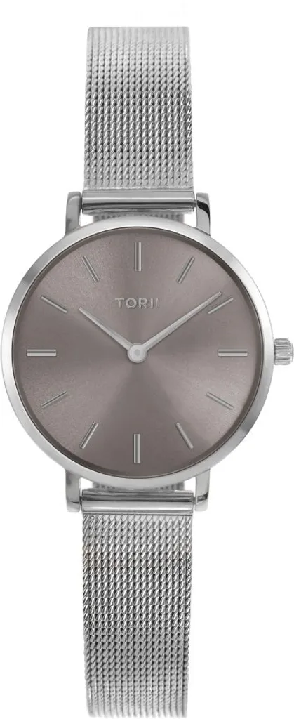 Montre analogique pour femme en argent tendance et chic TORII