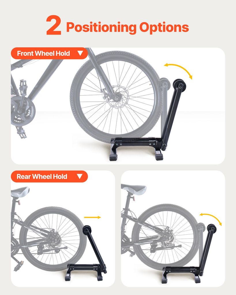 VEVOR Fahrradstnder, 2er-Pack, faltbarer, kompatibel mit