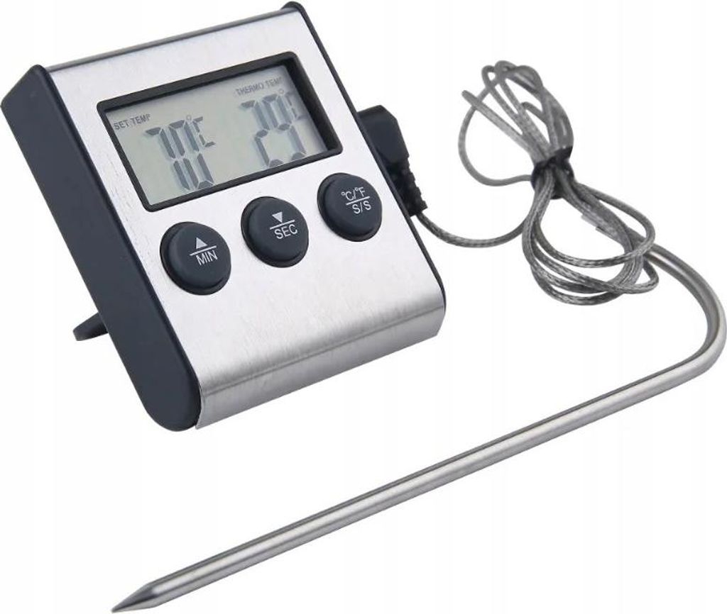 Gril Na Vaření Termometr Sonda Timer Obrázek produktu 