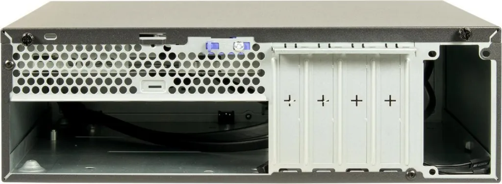 Boîtier Desktop Inter-Tech S-331 Noir - Format Idéal pour Bureau et HTPC