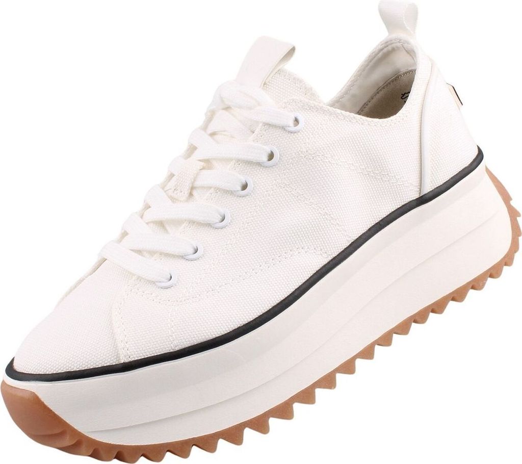 Tamaris Damenschuhe Schnürschuhe Sportive Weiß Freizeit, Schuhgröße:38 EU