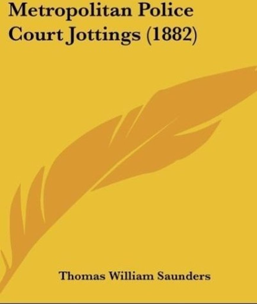 Metropolitan Police Court Jottings (1882)